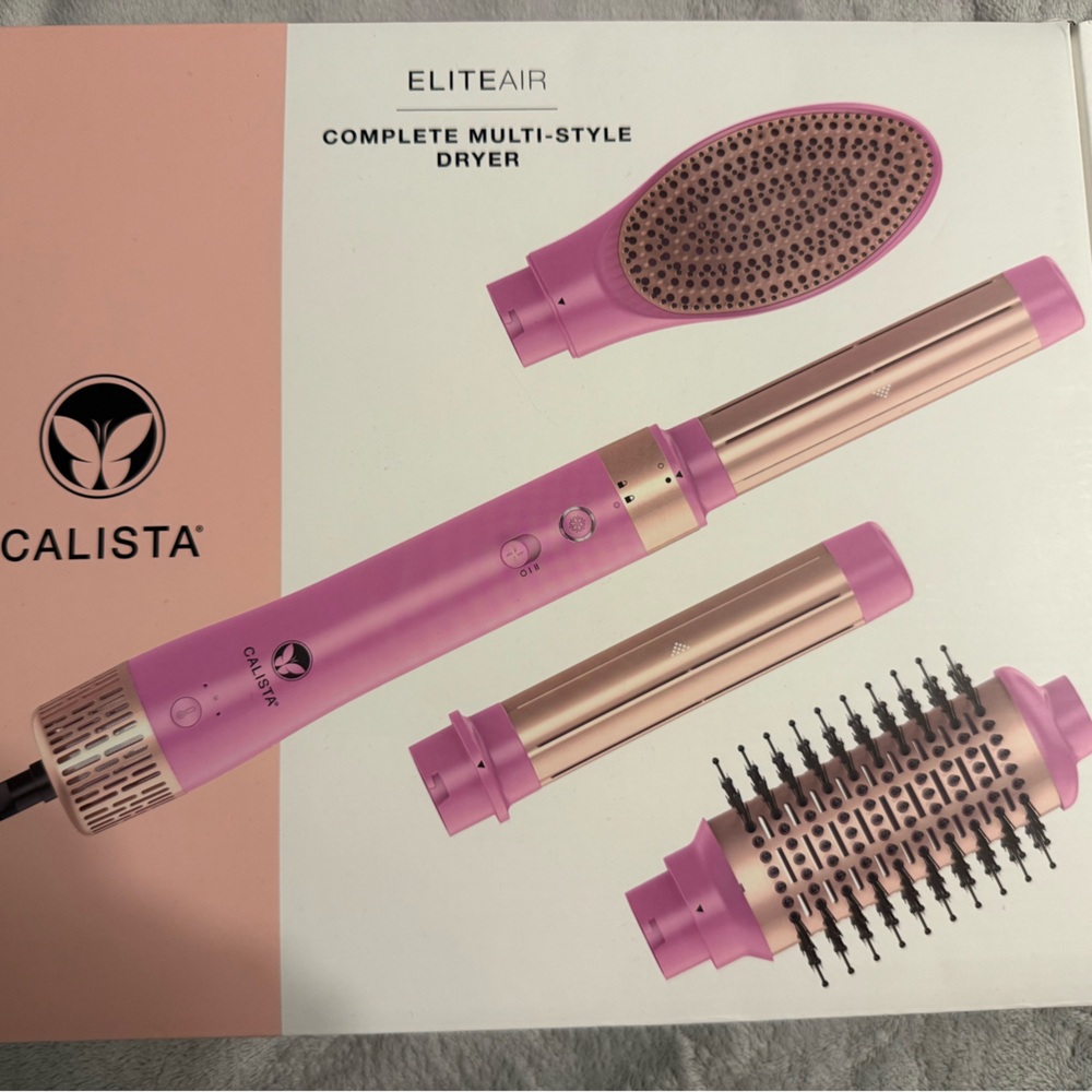 Pink Hair Styling Tools Kit